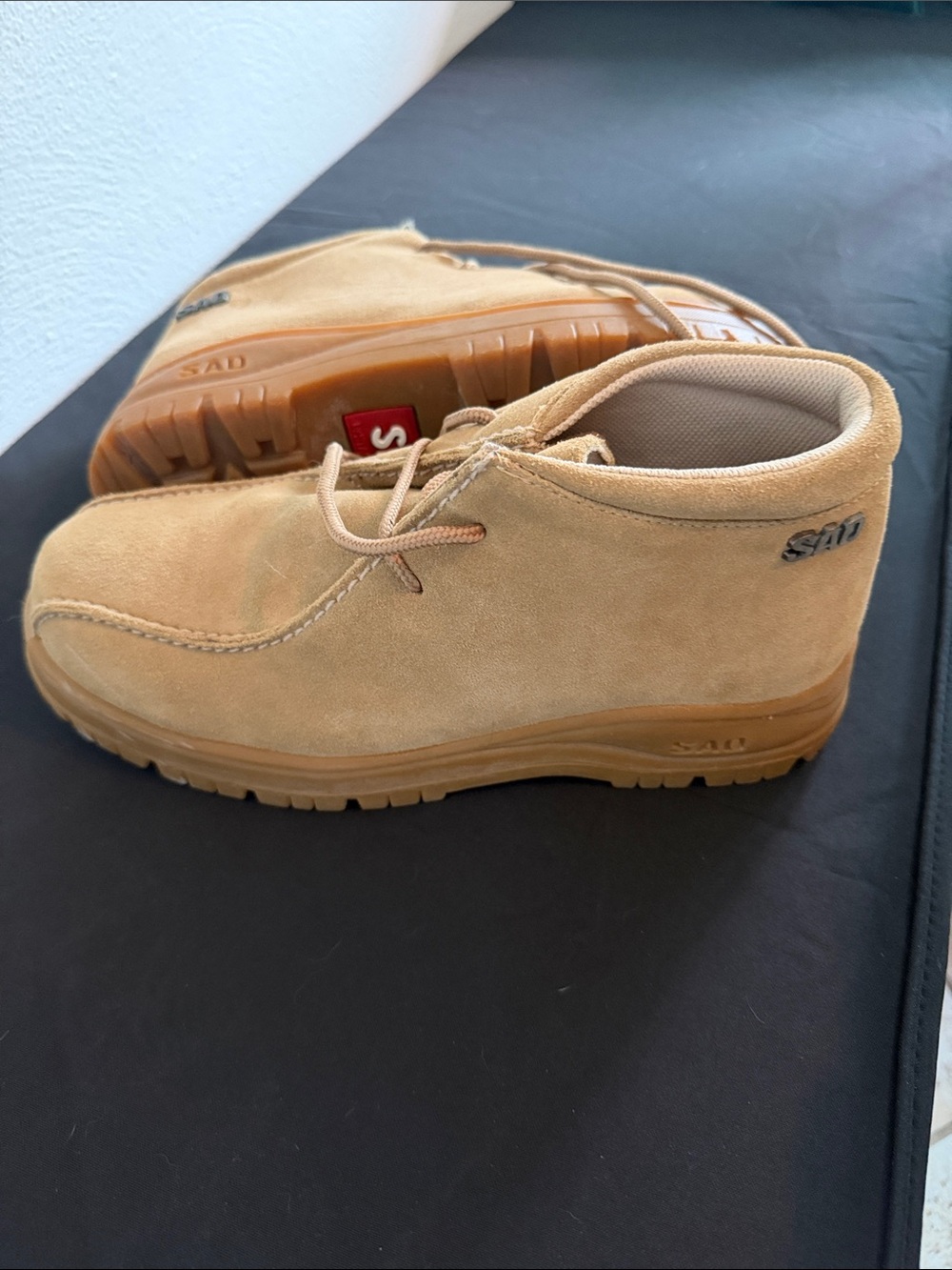 SAS Men's Chukka Boots in Tan Suede